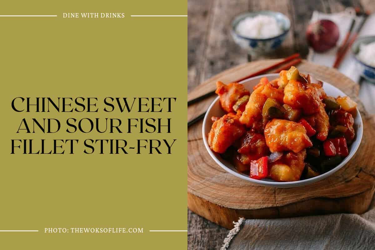 Chinese Sweet And Sour Fish Fillet Stir-Fry