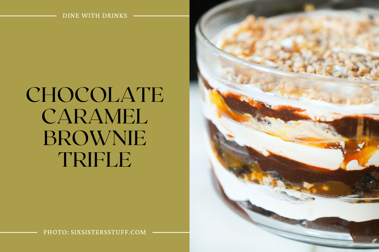 Chocolate Caramel Brownie Trifle