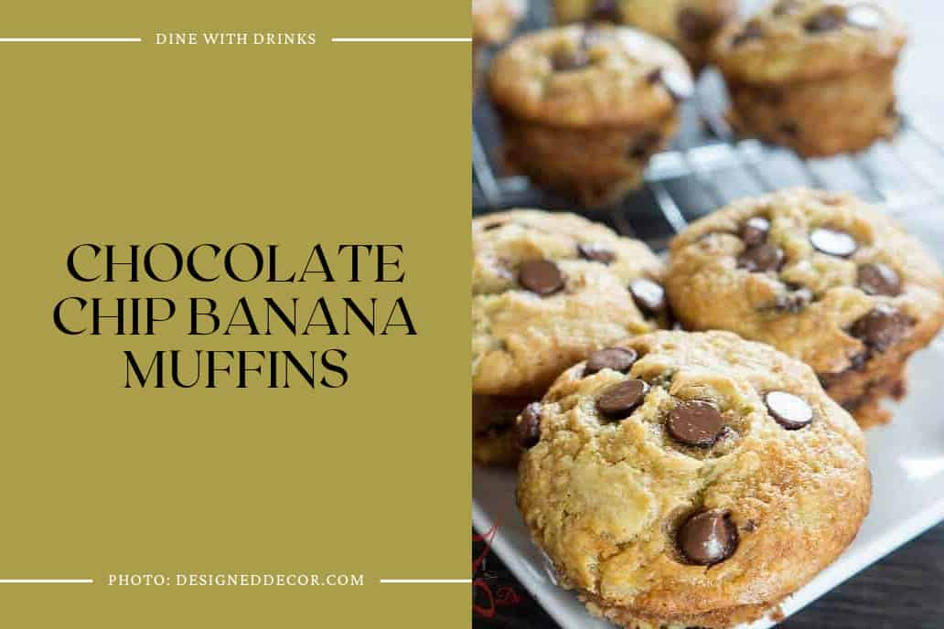 Chocolate Chip Banana Muffins