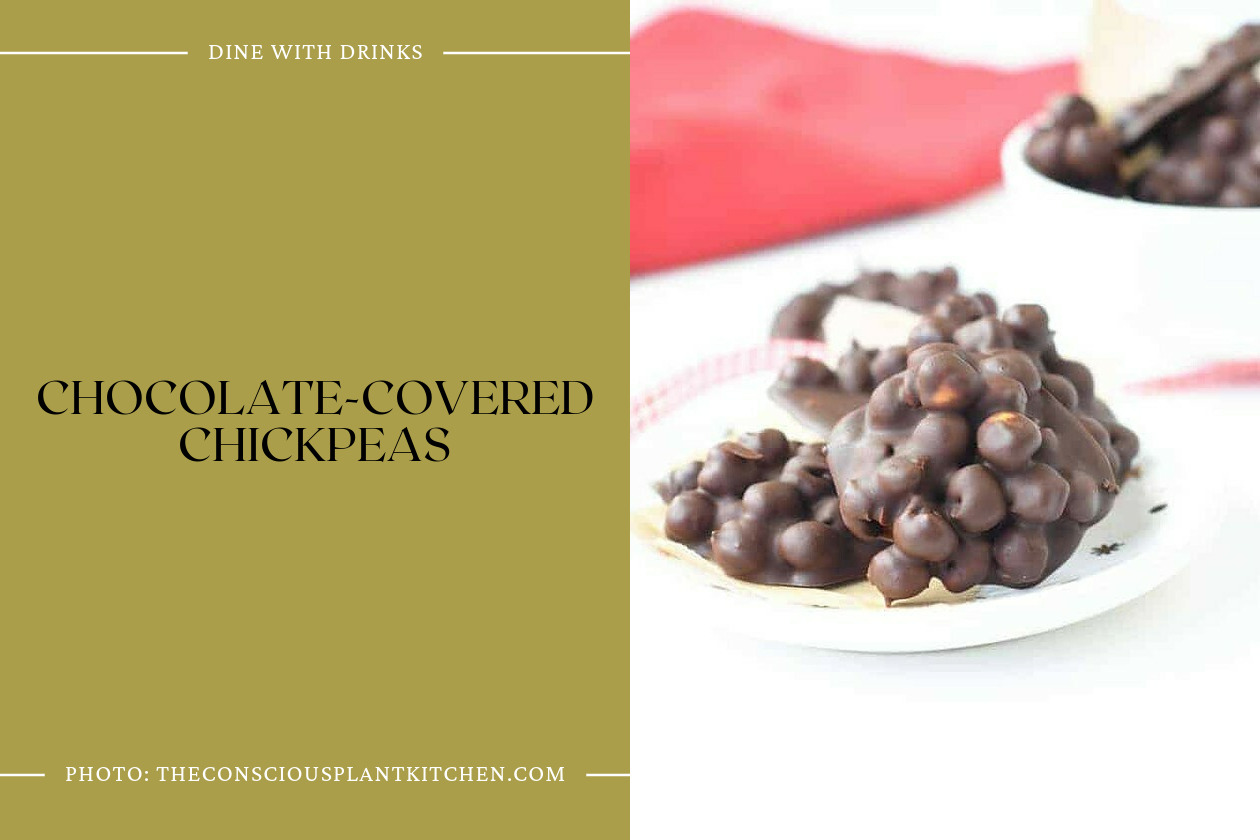 Chocolate-Covered Chickpeas