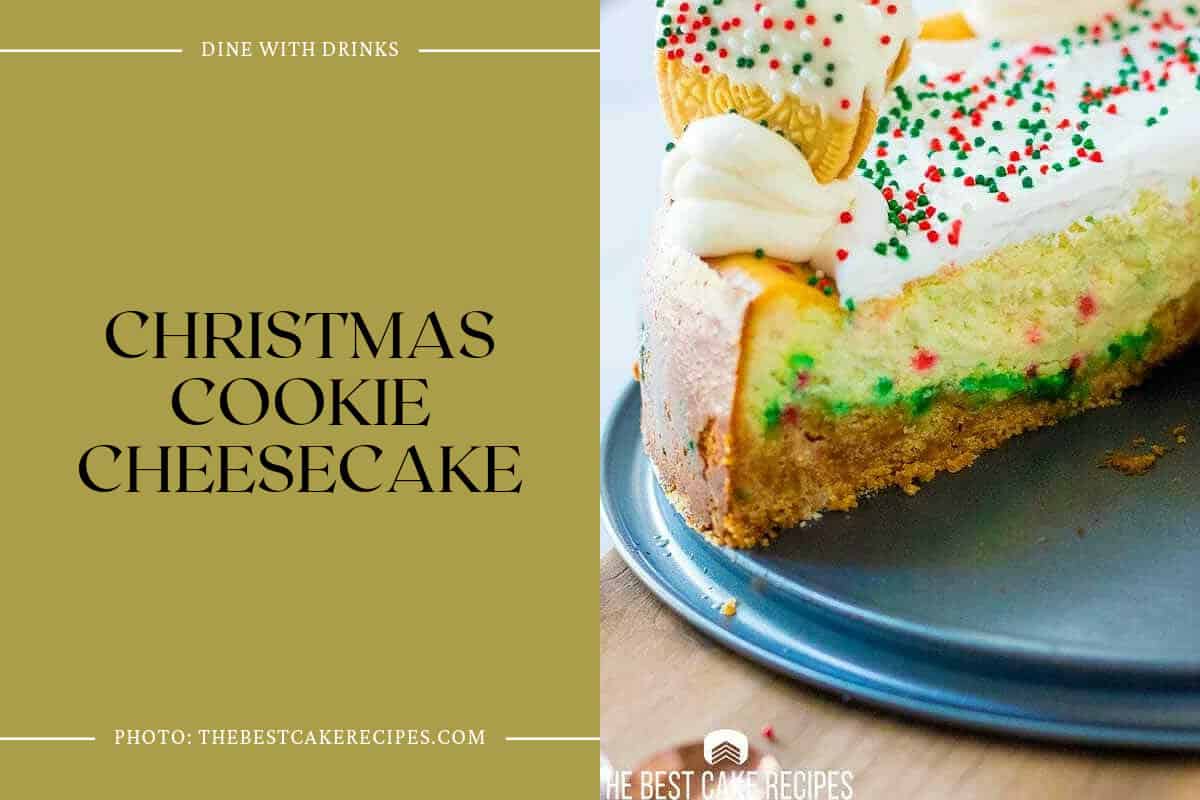 Christmas Cookie Cheesecake