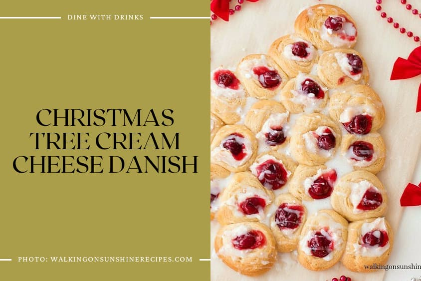 Christmas Tree Cream Cheese Danish