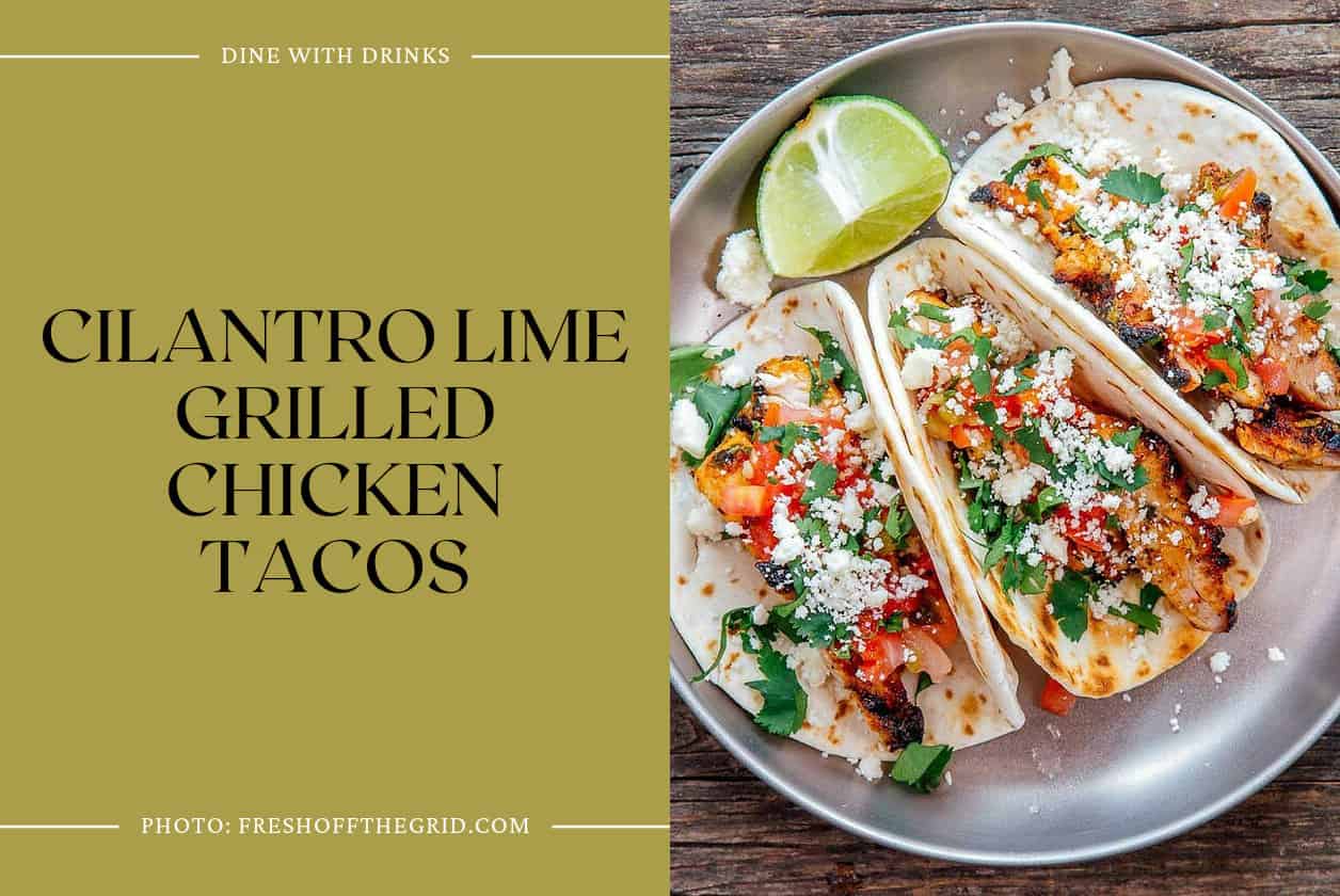 Cilantro Lime Grilled Chicken Tacos