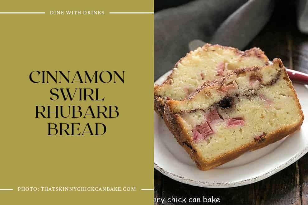 Cinnamon Swirl Rhubarb Bread