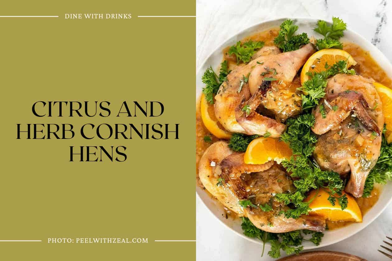 Citrus And Herb Cornish Hens