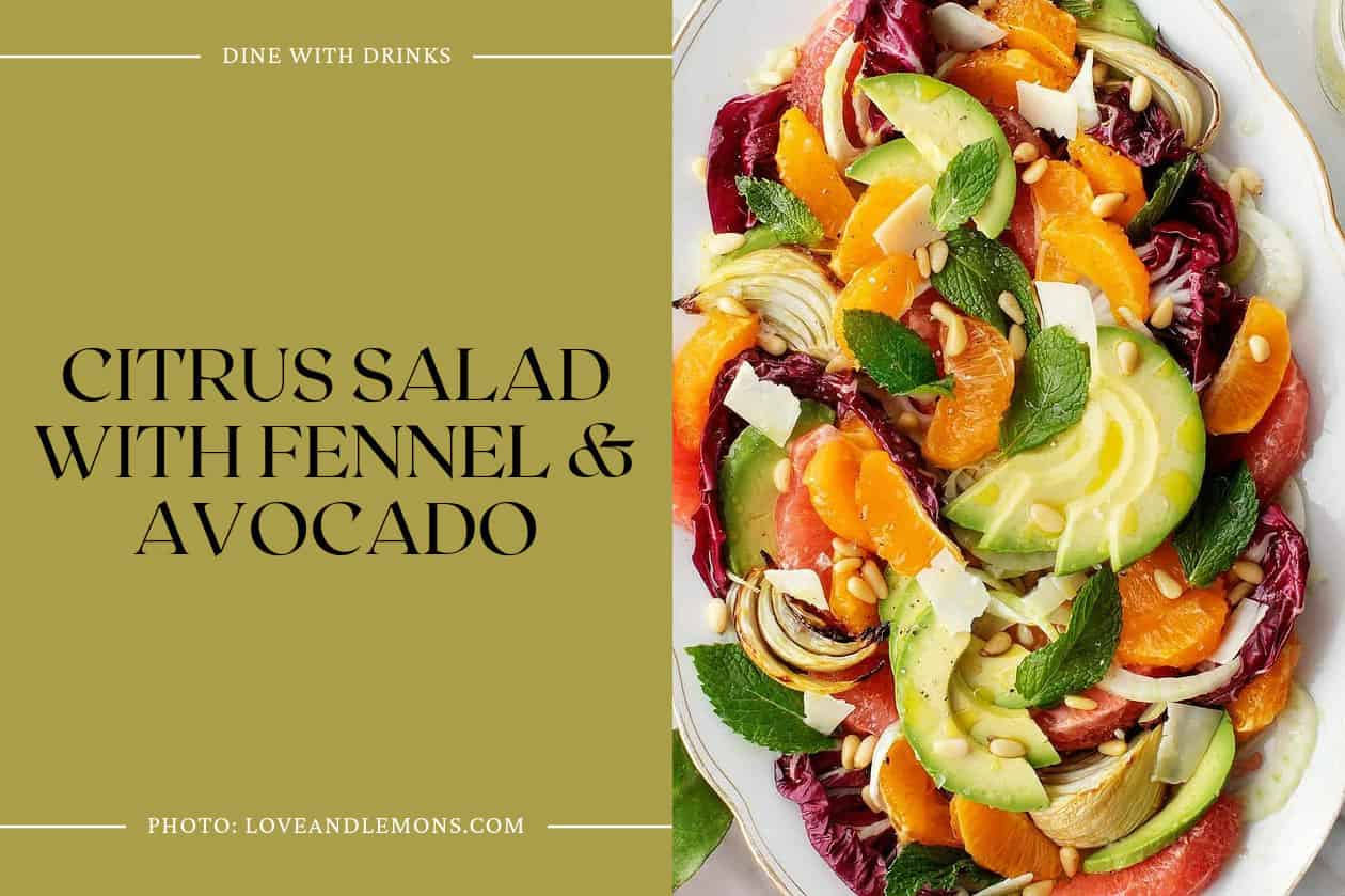 Citrus Salad With Fennel & Avocado