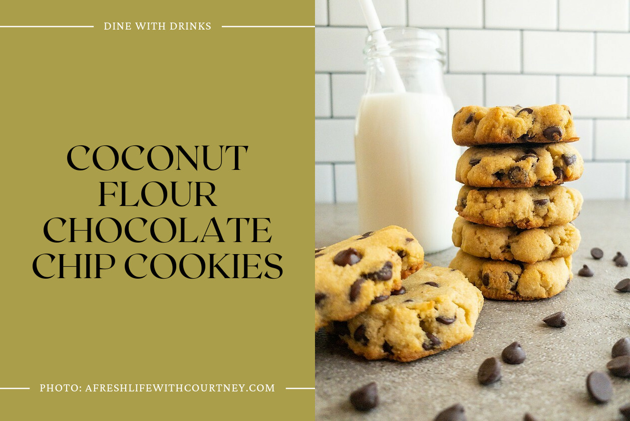 Coconut Flour Chocolate Chip Cookies