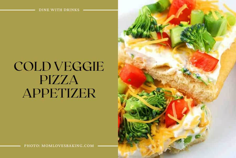 Cold Veggie Pizza Appetizer