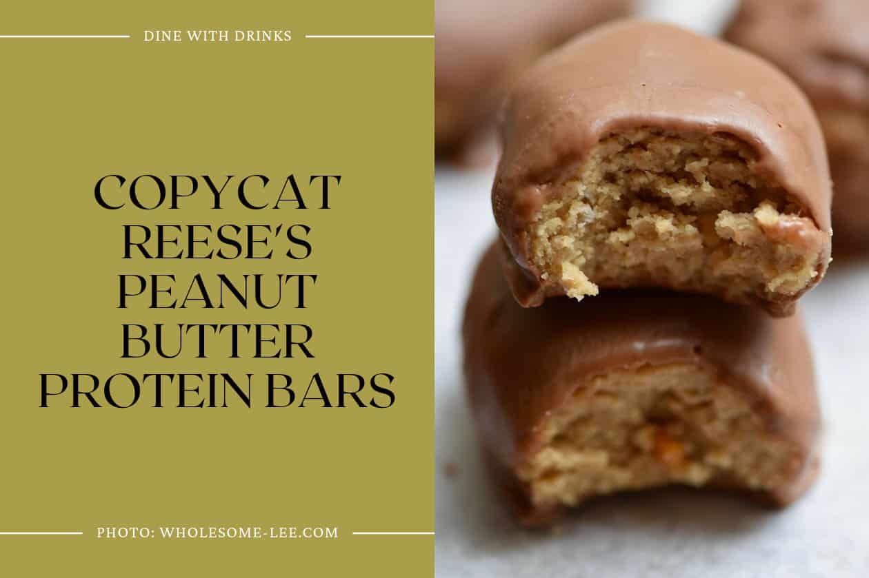 Copycat Reese's Peanut Butter Protein Bars