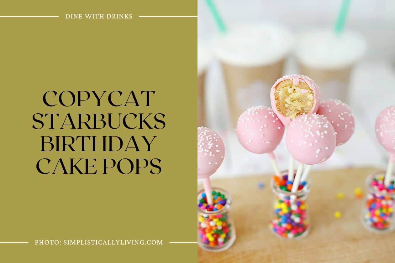 Copycat Starbucks Birthday Cake Pops
