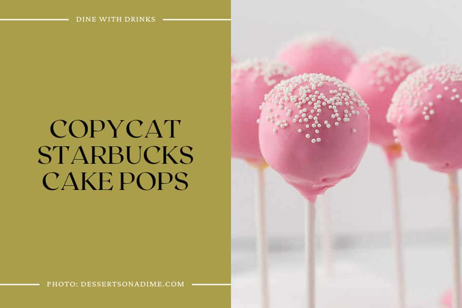 Copycat Starbucks Cake Pops