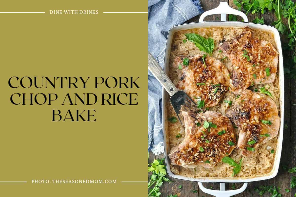 Country Pork Chop And Rice Bake