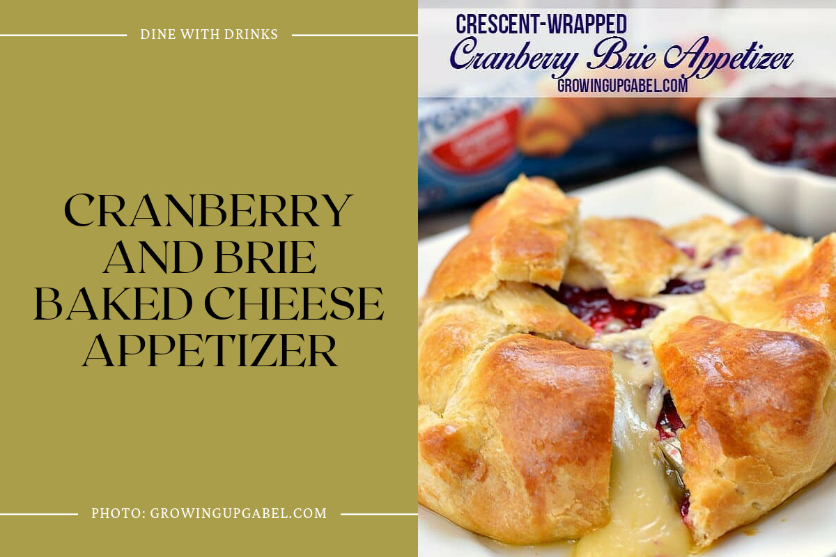 Cranberry And Brie Baked Cheese Appetizer