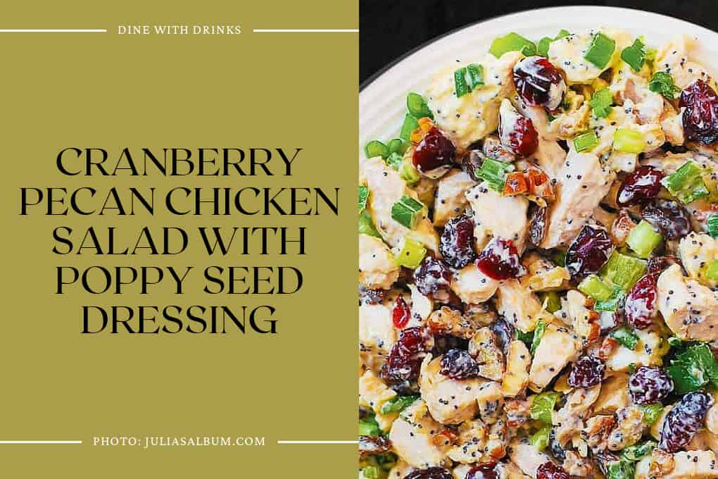 Cranberry Pecan Chicken Salad With Poppy Seed Dressing
