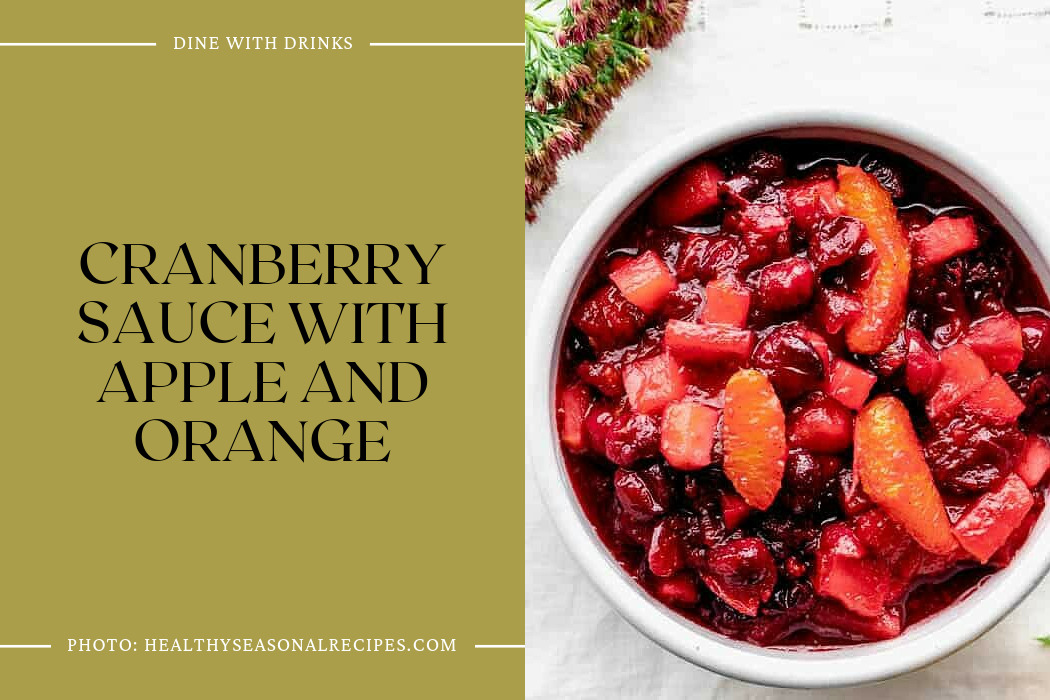 Cranberry Sauce With Apple And Orange