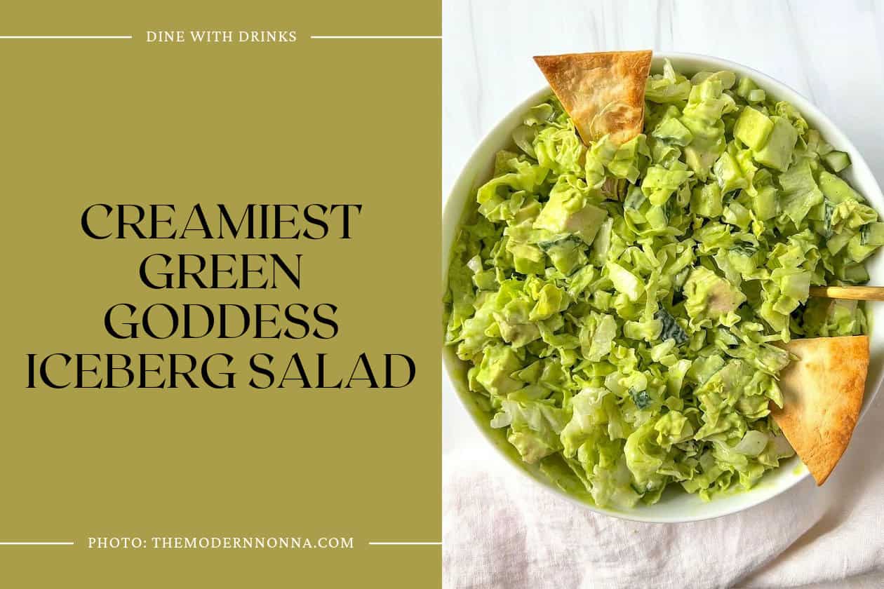 Creamiest Green Goddess Iceberg Salad