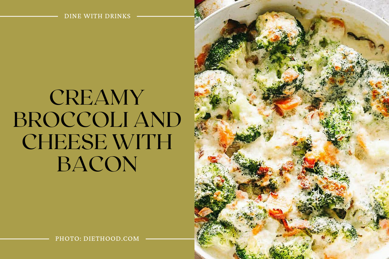 Creamy Broccoli And Cheese With Bacon