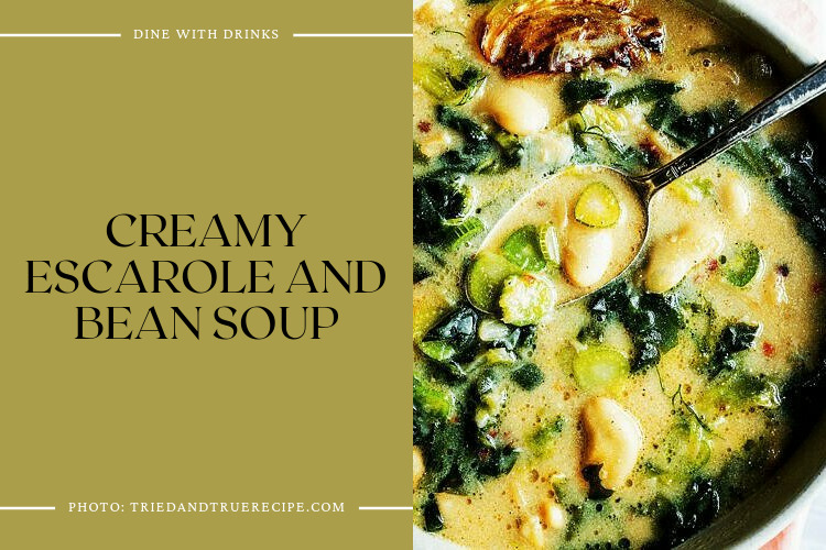 Creamy Escarole And Bean Soup