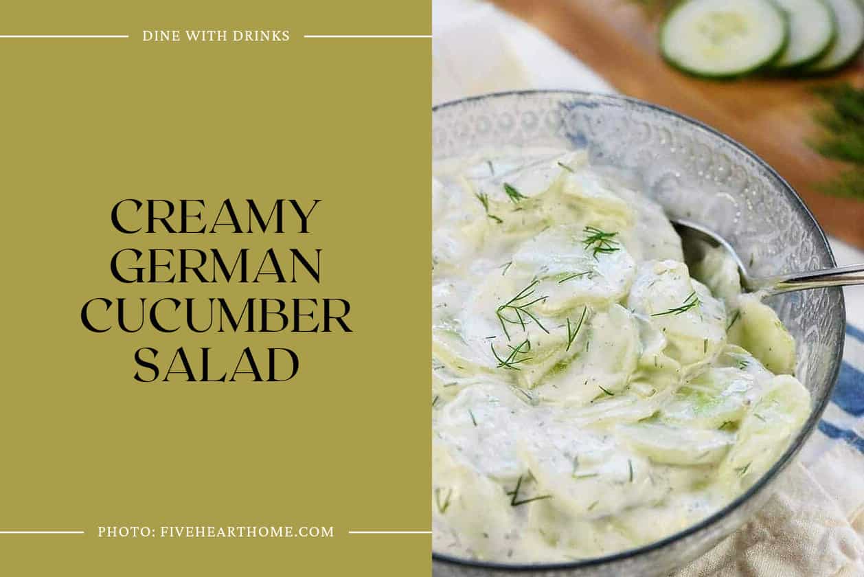 Creamy German Cucumber Salad
