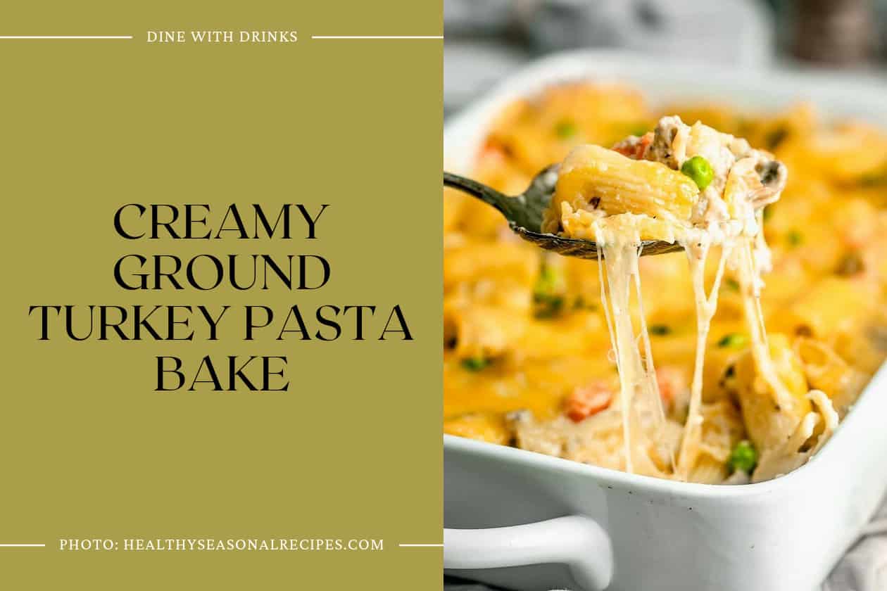 Creamy Ground Turkey Pasta Bake