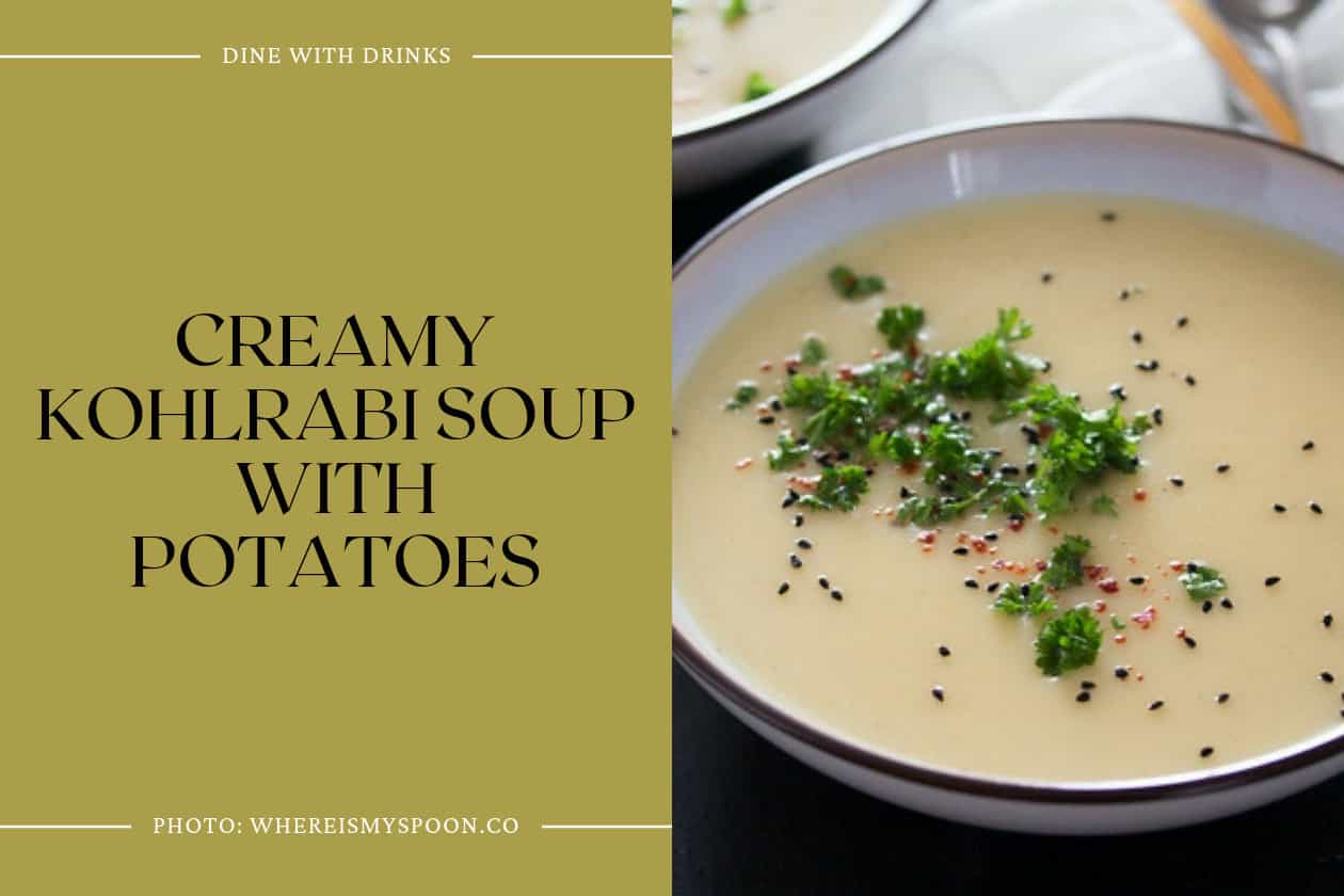 Creamy Kohlrabi Soup With Potatoes