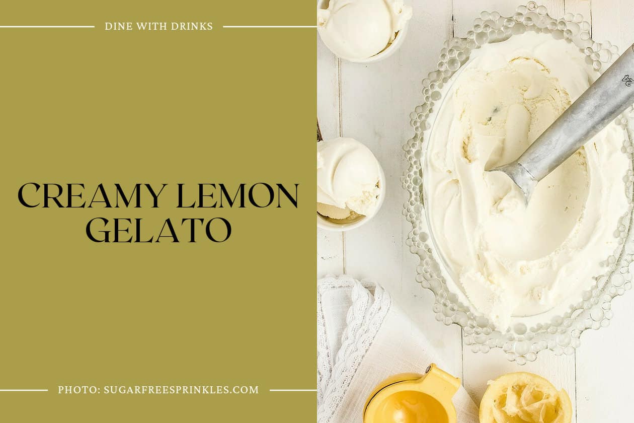 Creamy Lemon Gelato