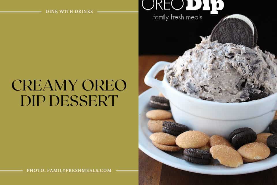Creamy Oreo Dip Dessert