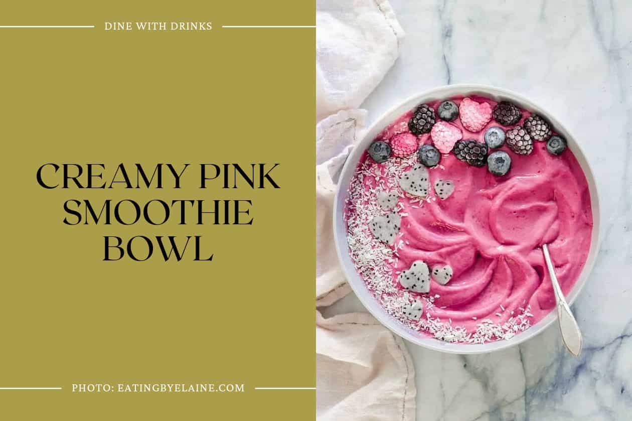 Creamy Pink Smoothie Bowl