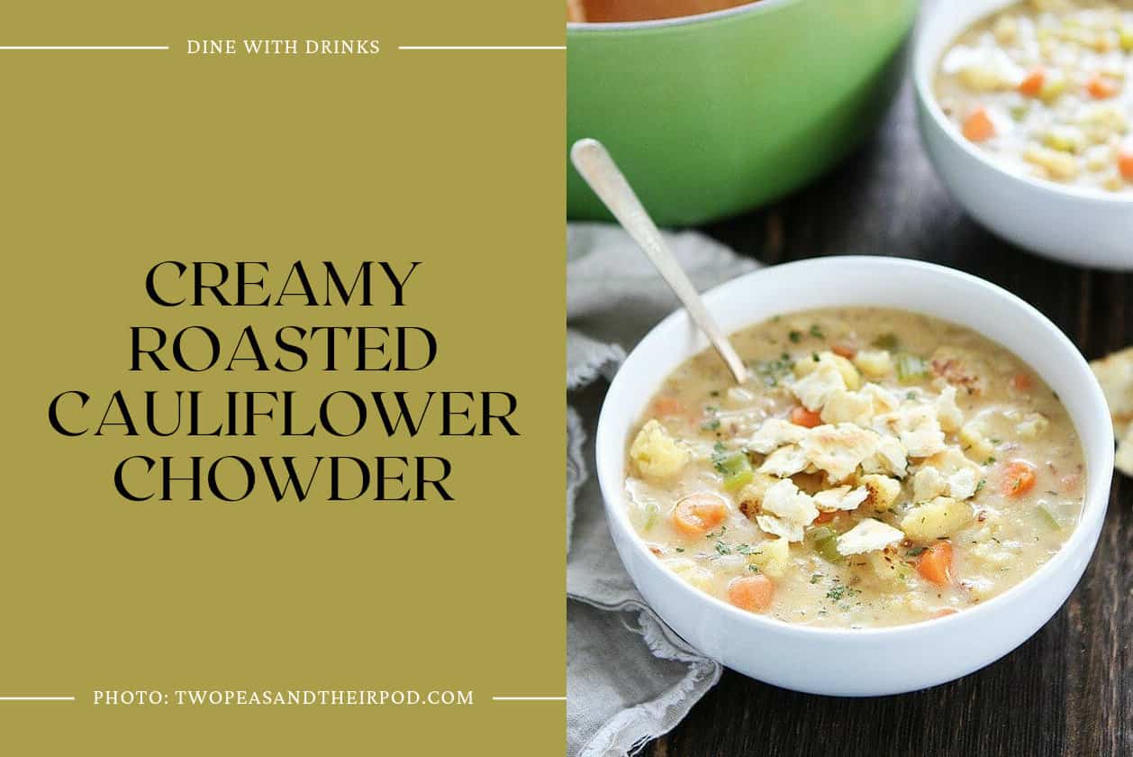 Creamy Roasted Cauliflower Chowder