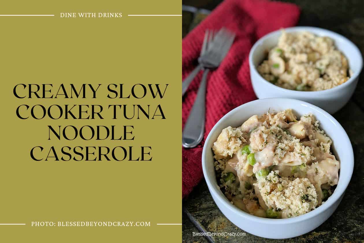 Creamy Slow Cooker Tuna Noodle Casserole