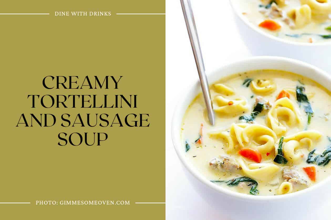 Creamy Tortellini And Sausage Soup