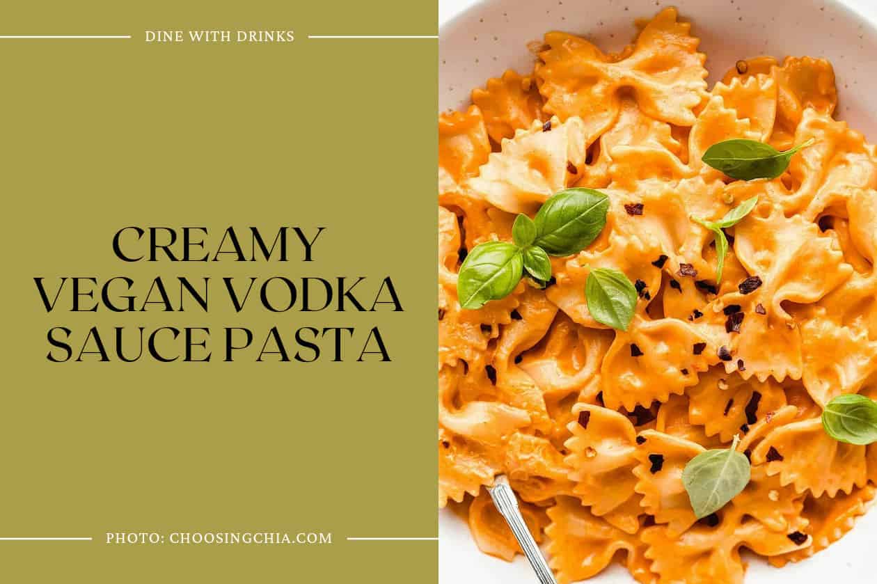 Creamy Vegan Vodka Sauce Pasta