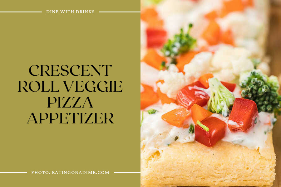 Crescent Roll Veggie Pizza Appetizer
