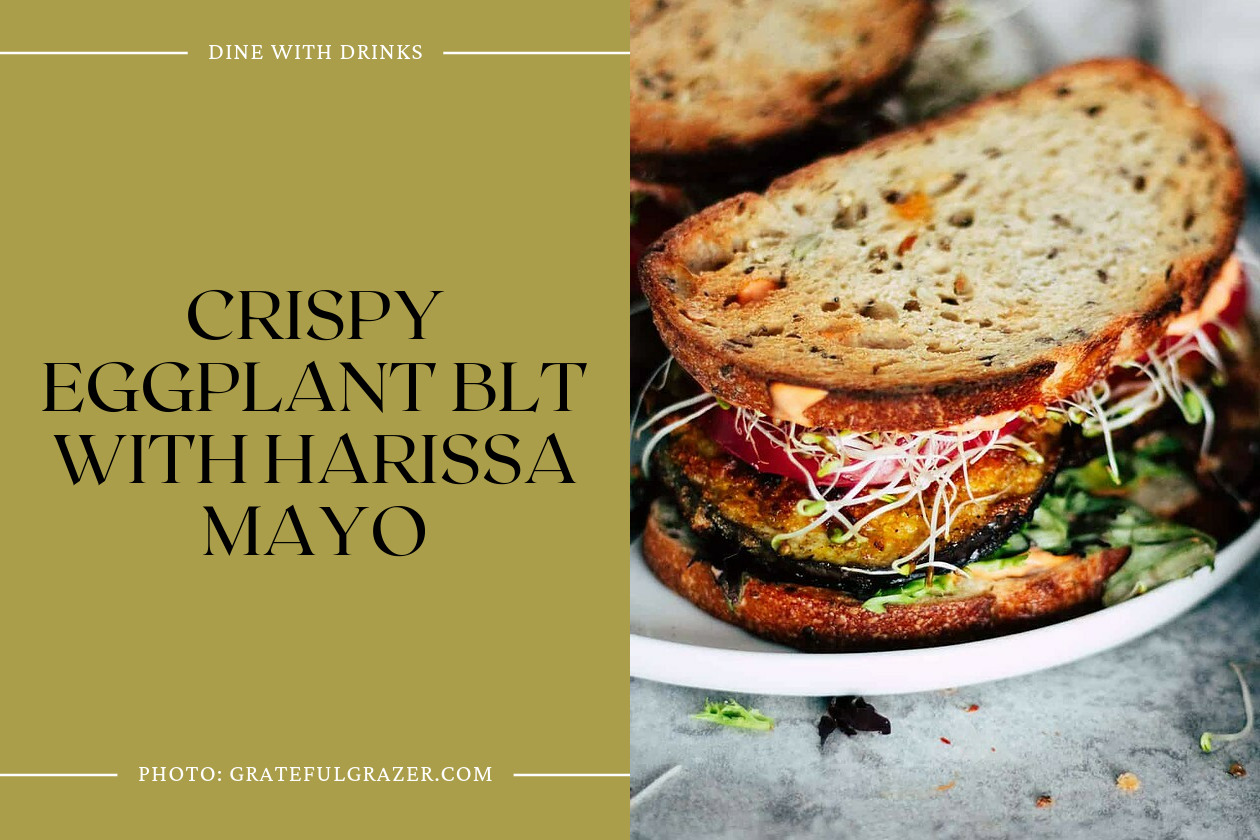 Crispy Eggplant Blt With Harissa Mayo