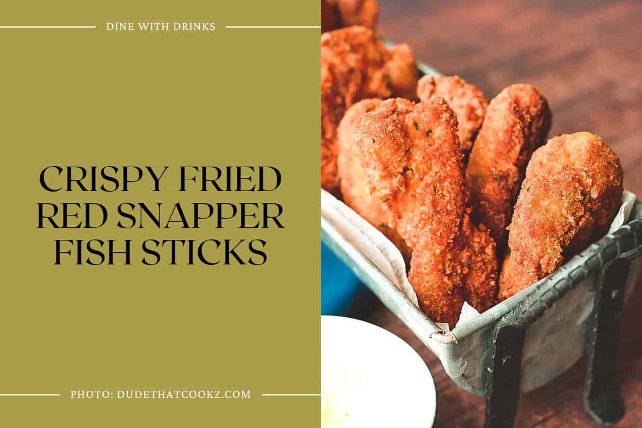 Crispy Fried Red Snapper Fish Sticks