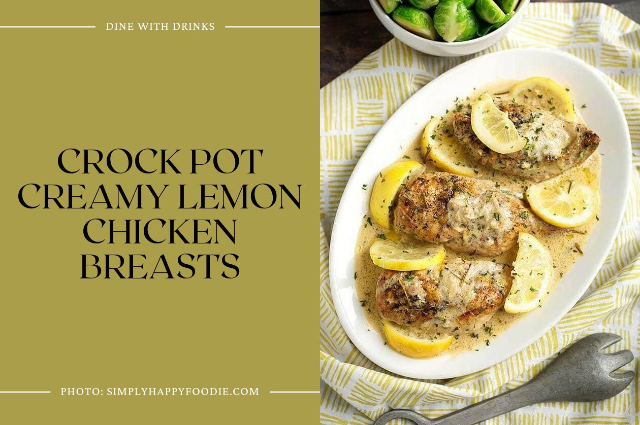 Crock Pot Creamy Lemon Chicken Breasts