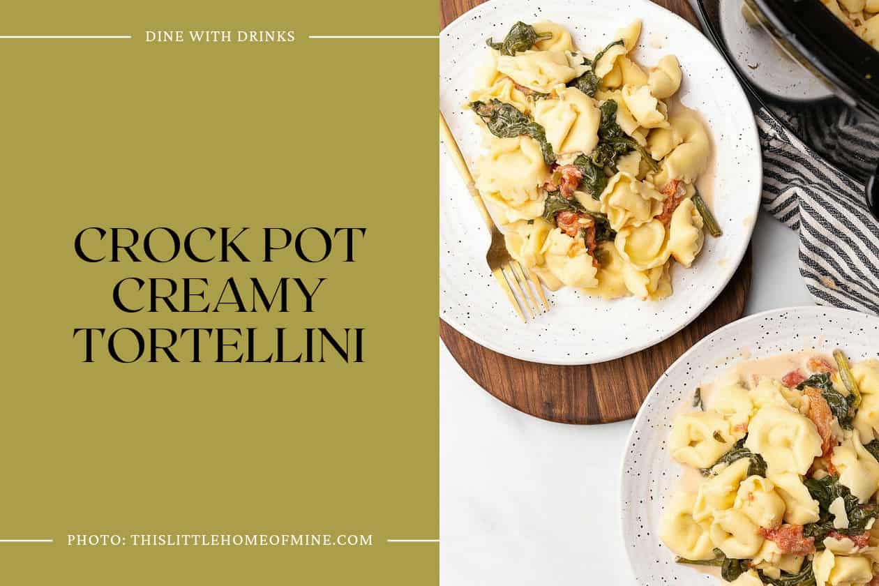 Crock Pot Creamy Tortellini