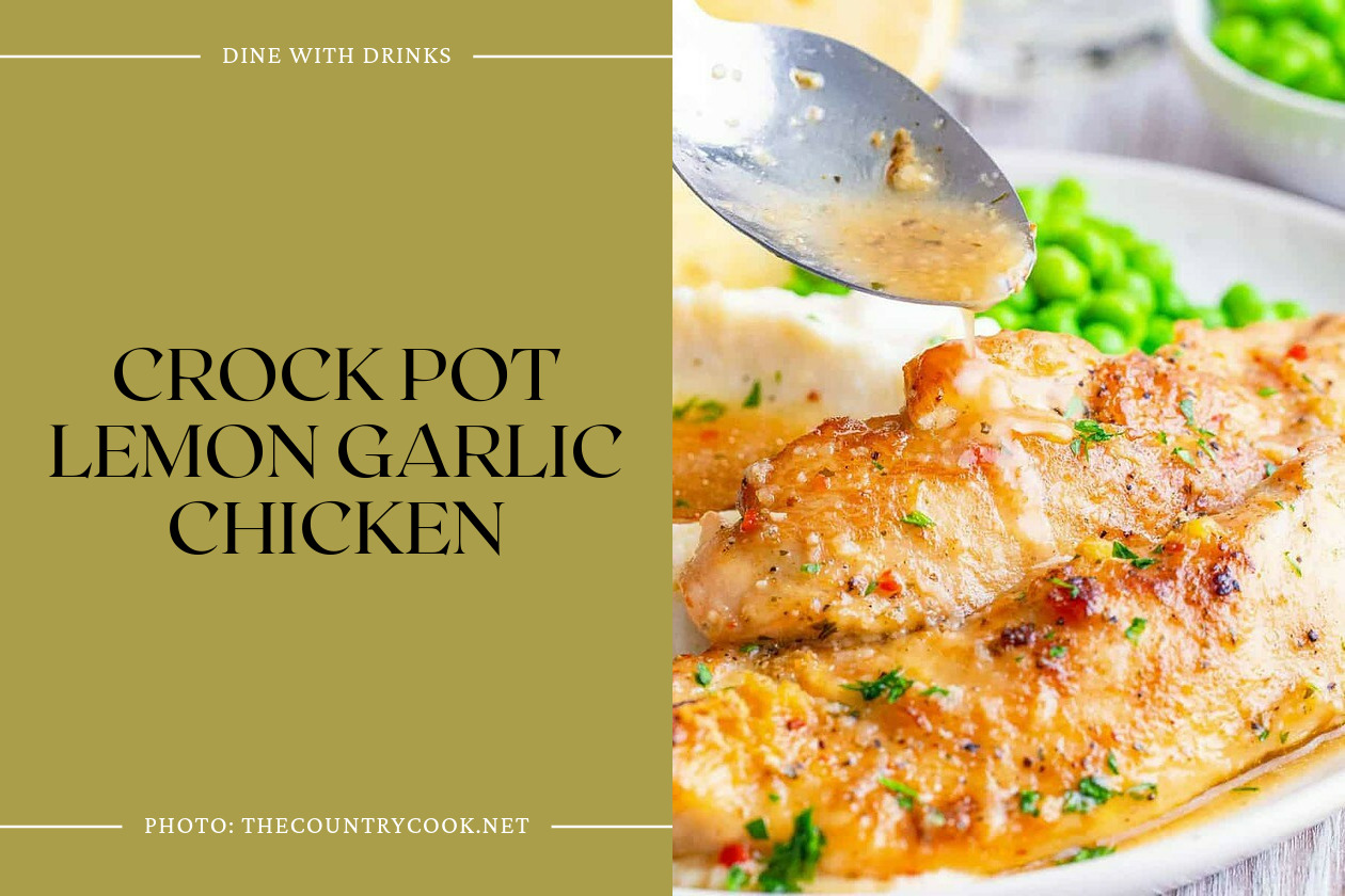 Crock Pot Lemon Garlic Chicken