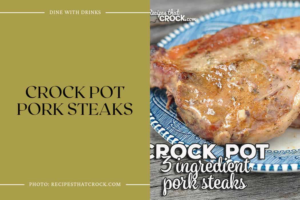 Crock Pot Pork Steaks