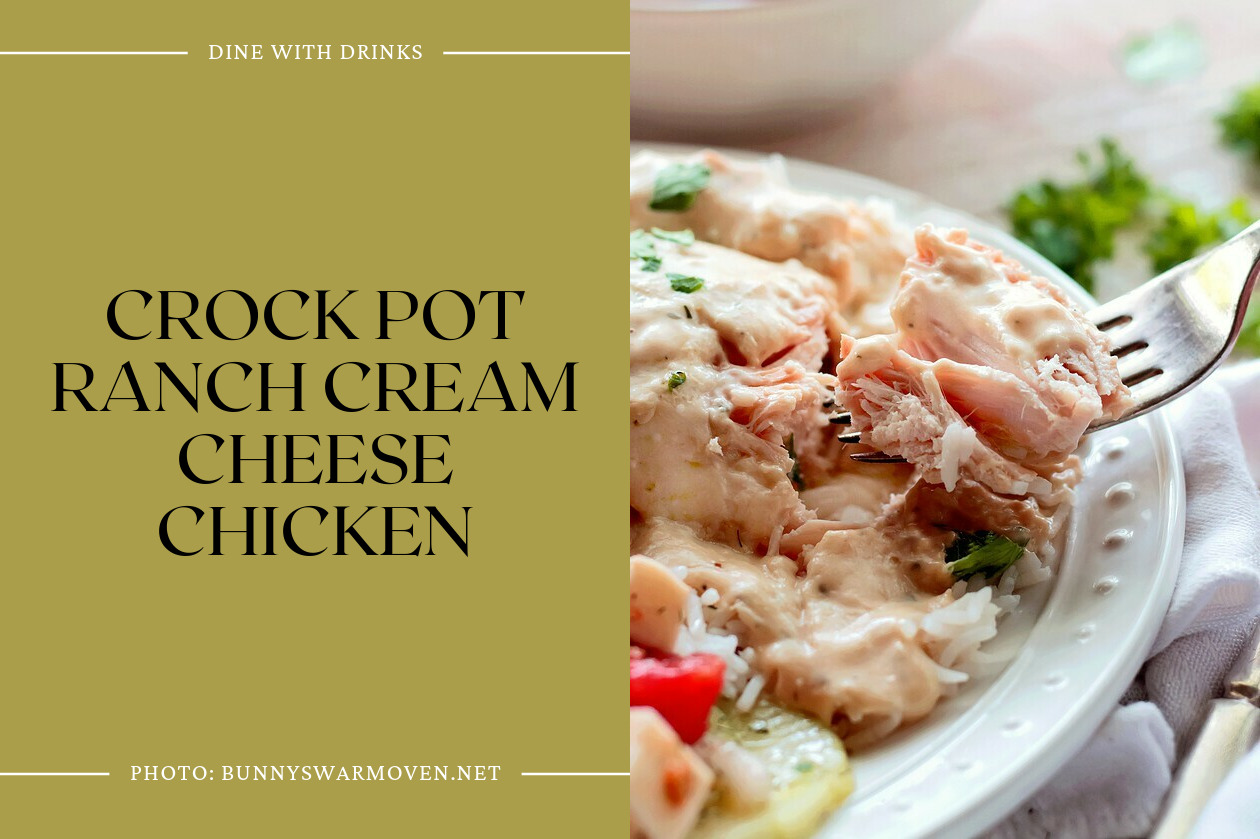 Crock Pot Ranch Cream Cheese Chicken