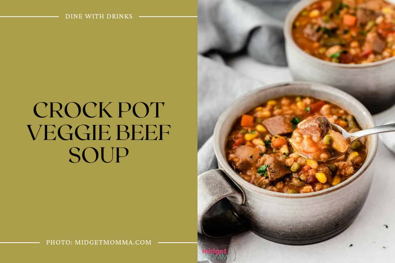 Crock Pot Veggie Beef Soup