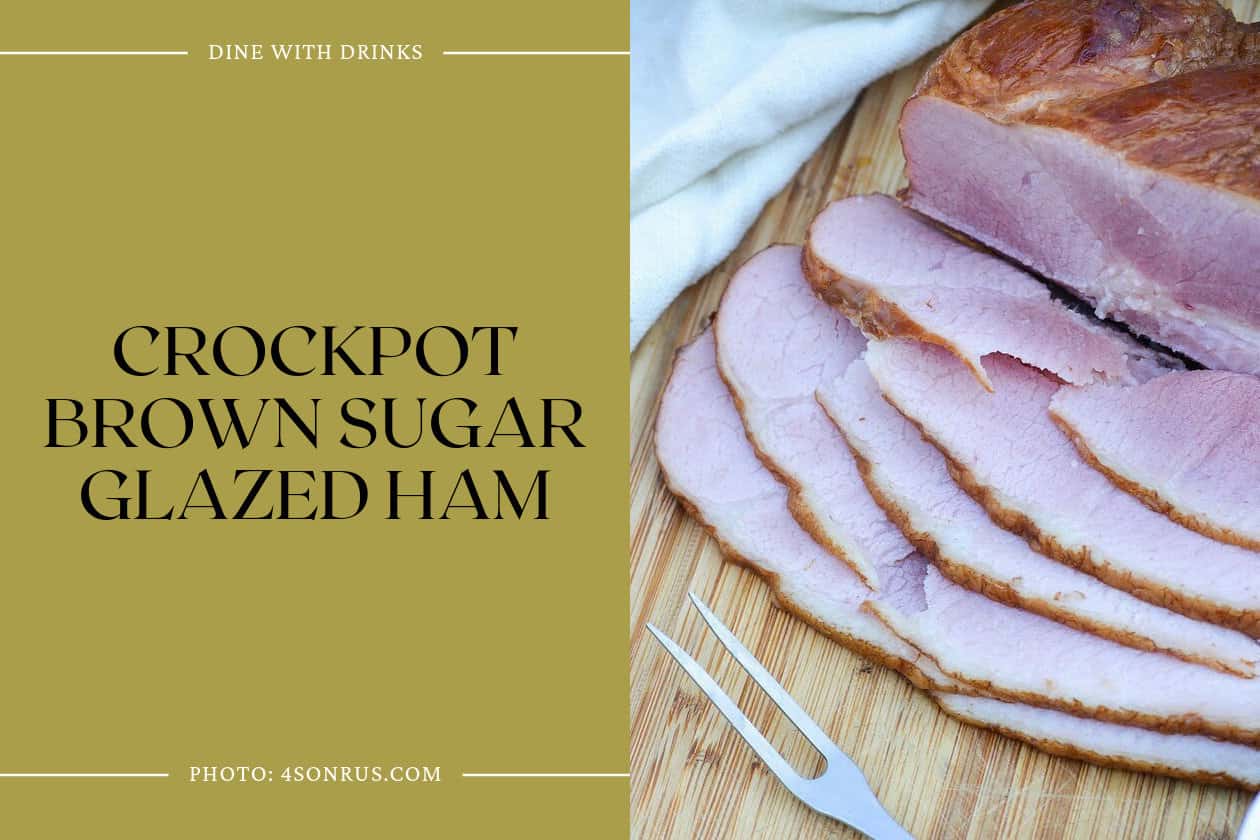 Crockpot Brown Sugar Glazed Ham