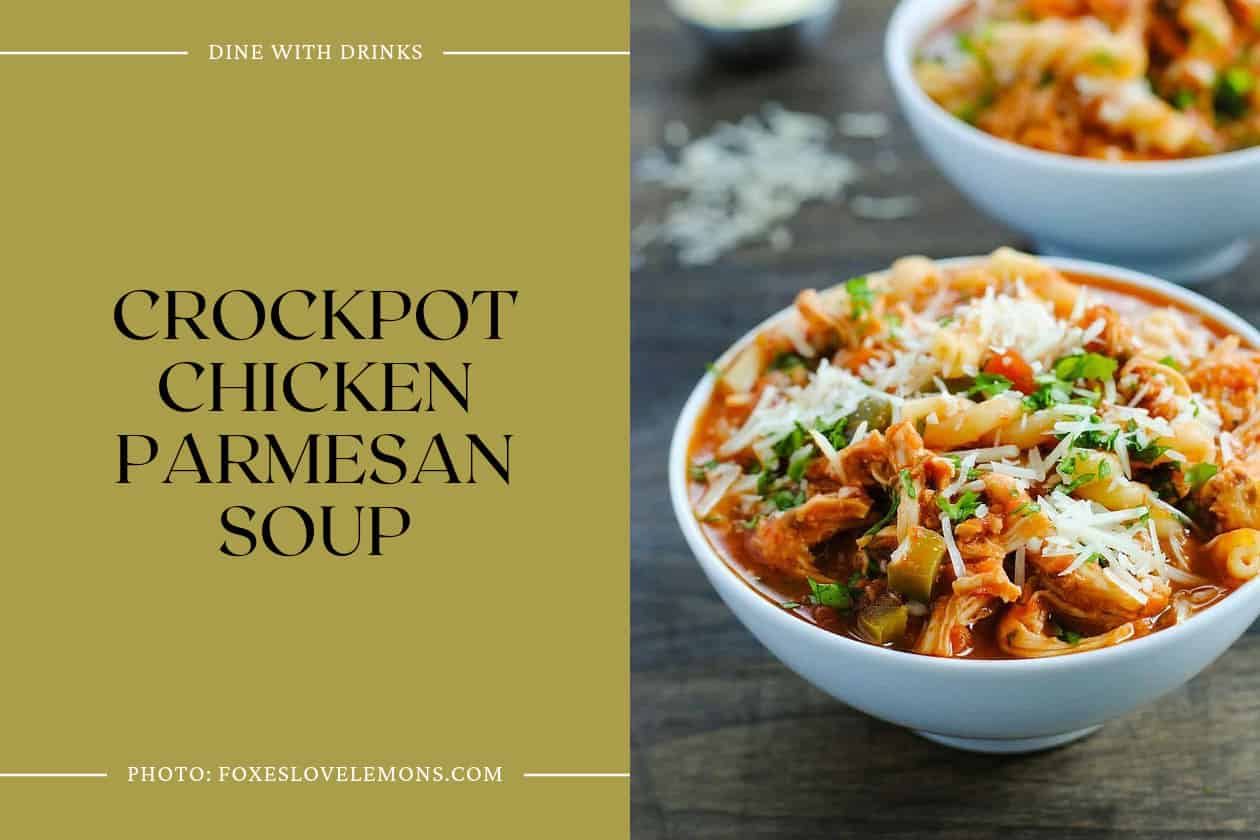 Crockpot Chicken Parmesan Soup