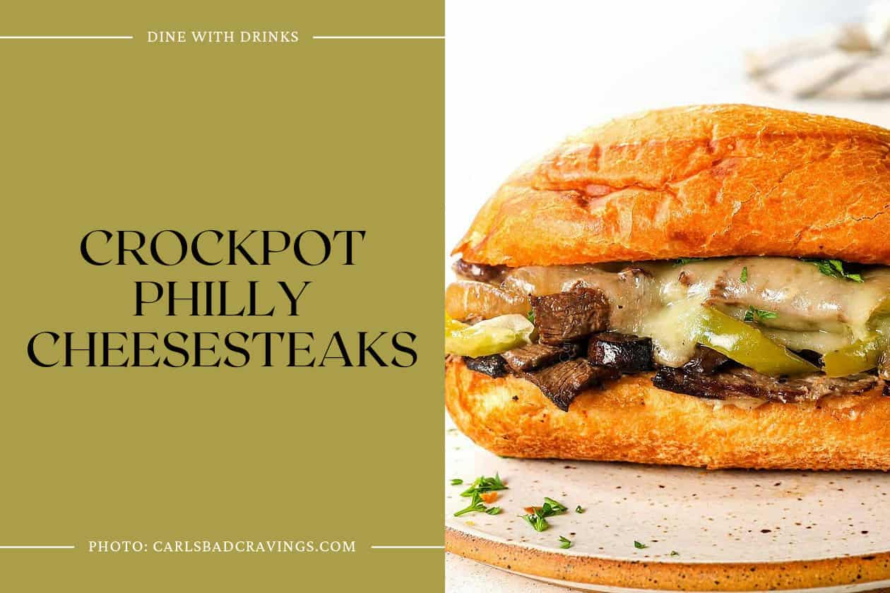 Crockpot Philly Cheesesteaks