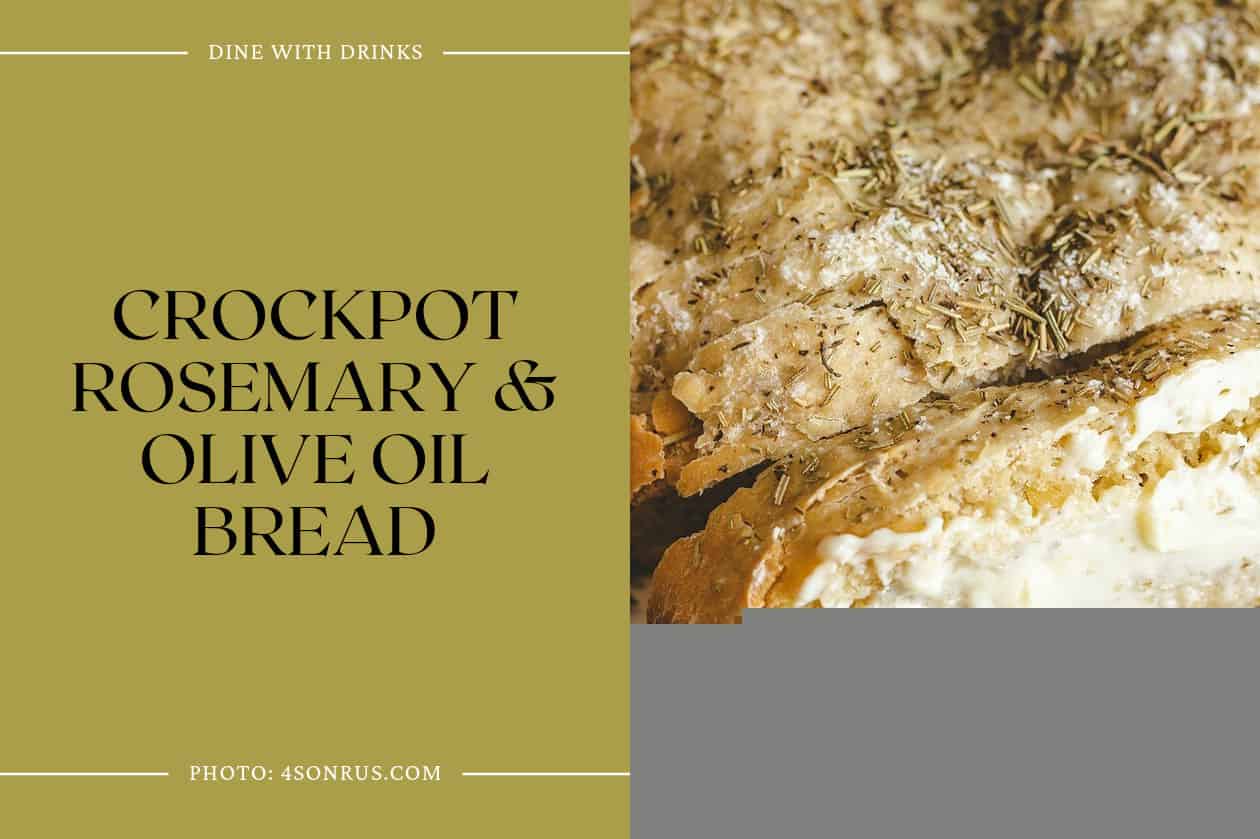 Crockpot Rosemary & Olive Oil Bread