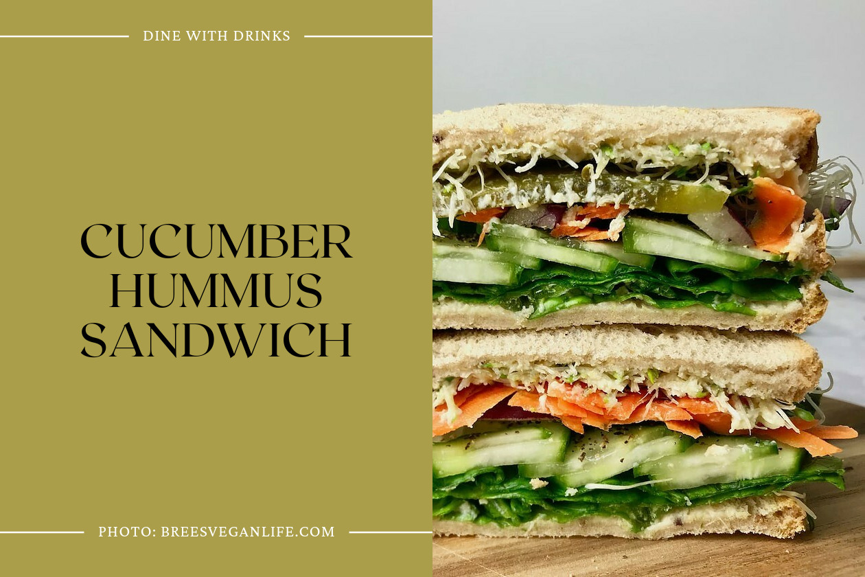 Cucumber Hummus Sandwich