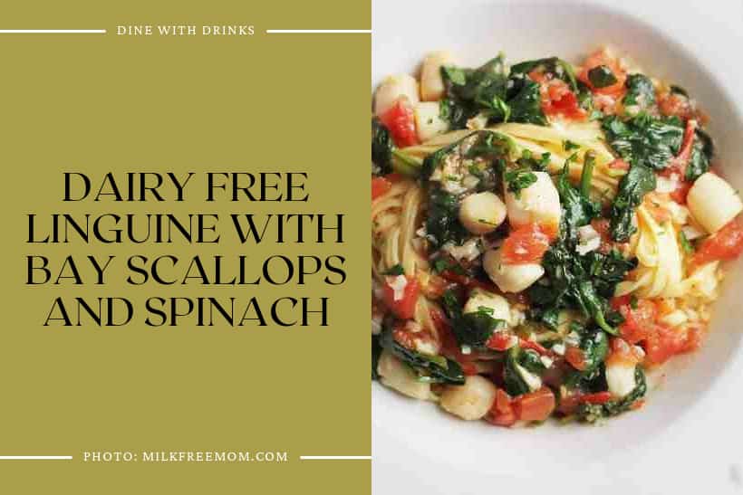 Dairy Free Linguine With Bay Scallops And Spinach
