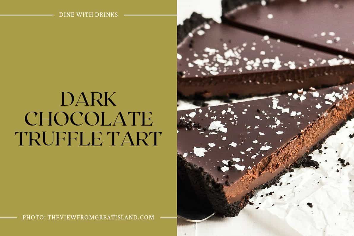 Dark Chocolate Truffle Tart