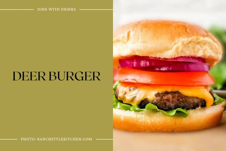 21 Venison Burger Recipes that Will Make You Drool! DineWithDrinks