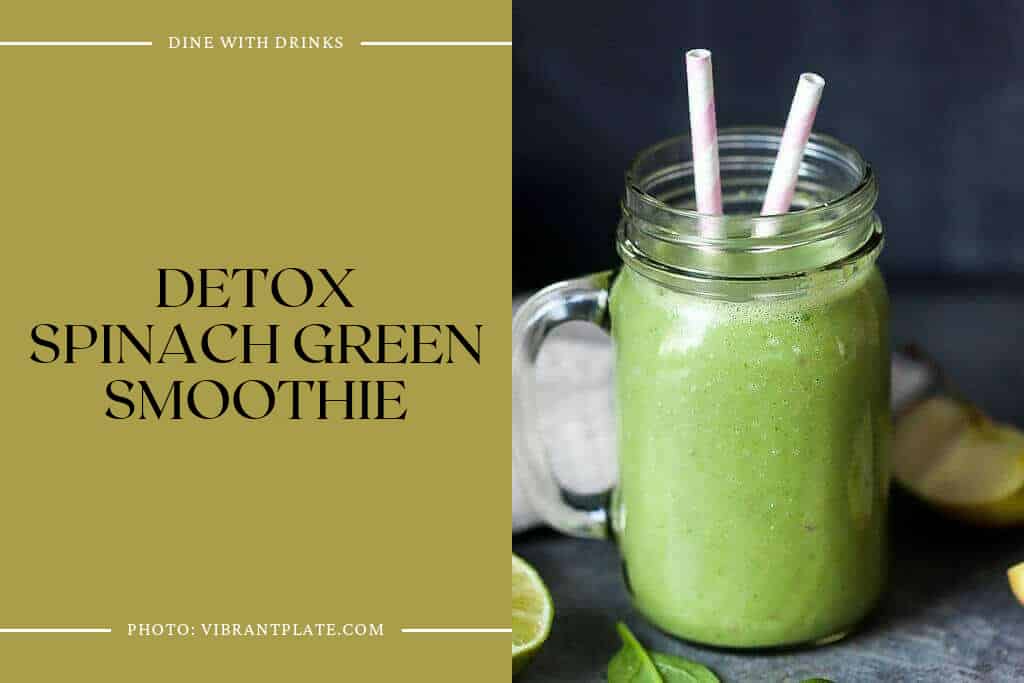 Detox Spinach Green Smoothie